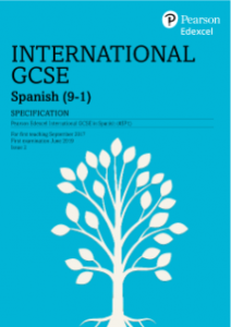 Pearson Edexcel Spanish Specification